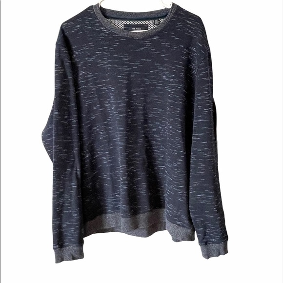 Ted Baker London sweater zippered sleeve pocket office put crewneck 2XL size 6 - Picture 1 of 16